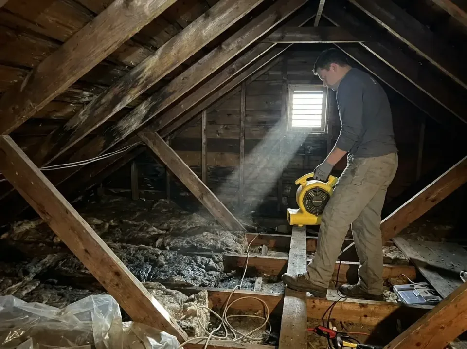 attic-water-damage-drying-proc-007 — frequently asked questions, Emergency Water Extraction & 24/7 Flood Response in Lake Mu…